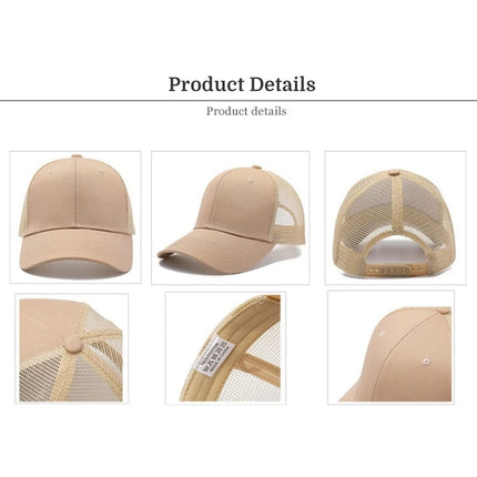 Professional Custom Logo Mesh Cap Printing Embroidery Baseball Cap Sunscreen Sun Visor Cap Casual Sun Hat Designer Snapback Caps