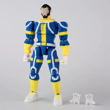3D Printed Dummy 13 Invincible Boy Titan Model Multi-jointed Movable Action Figure Desktop Ornament Animation Model For Kids Fan