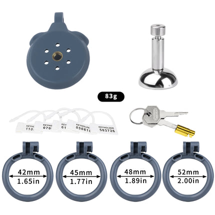 FRKO Flat Inverted ABS Sissy Male Chastity Cage Set 4 Size Arc Penis Ring Cock Lock CBT Cage 정조대 Sex Toys Men 3216/3216A/B/C