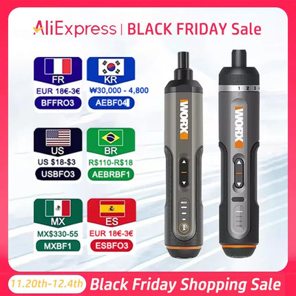 4V Mini Cordless Screwdriver Set / Tournevis Mini Sans Fil 4V