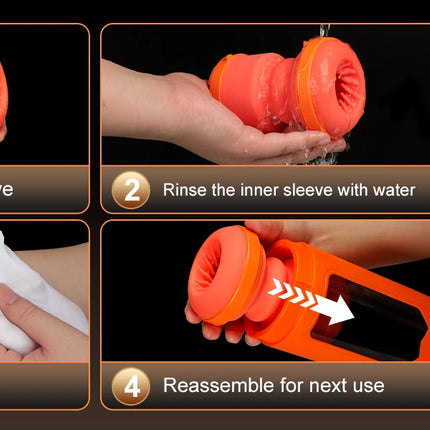 KUSHOR Heating Automatic Male Masturbator APP Control Vibrating Sucking Thrusting Masturbation Cup Penis Pump Sex Toy for Men