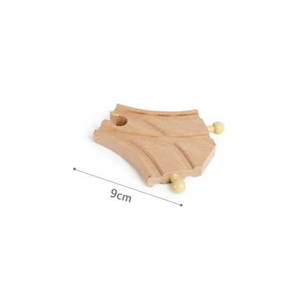 Wooden Track Accessories Beech Wood Railway Train Track Bridge Connector Toys Fit Thomas Wooden Train For Children Birthday Gift