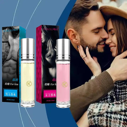 10ML Roll-on Unisex Ball Men's Essential Oil Attracts The Opposite Sex Charming Aromatic Fresh Light Scent Dating Gift