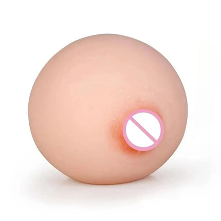 Dual Use Soft Silicone Realistic Artificial Breasts Pocket Pussy Compact Portable Male Masturbator Adult Toy
