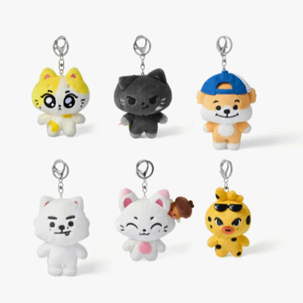 New 10cm JUNGWON Plush Pendant Kawaii JAKE HEESEUNG Jay Cos Animal Mini Stuffed Doll Keychain Toy For Fans Gifts