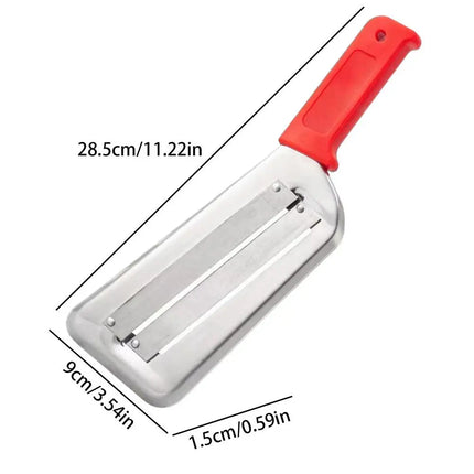 Cabbage Slicer Double-layer Vegetables Cutting Tool Kitchen Food Shredding Aid With Non-slip Base for Salads Stir-fry Cabbage