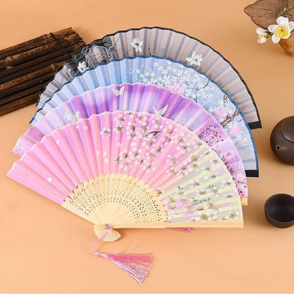 Silk Folding Fan / Éventail Pliant Soie