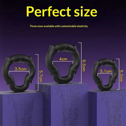 3pcs/set Cock Ring For Men Delay Ejaculation Penis Ring Sex Toys Lock Penisring Cockring Adult Male Sex Supplies