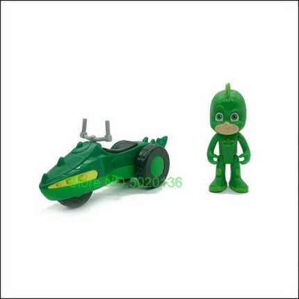 New Figure Masks Toy Set with Vehicle Of Toys Cars Figures Christmas PJ Toys Kids Gifts