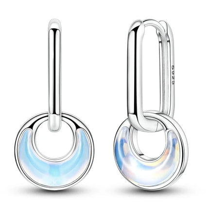 2025 New 925 Sterling Silver Earrings Simple Bow Strawberry Butterfly Hoop Stud Earrings for Wedding Party Women Jewelry Girls