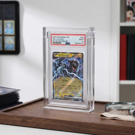Acrylic Graded Card Display Case for PSA BGS Slabs – Clear Protective Trading Card Holder Stand for Pokémon, Sports Cards & Coll