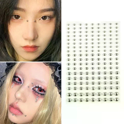 Diamond Sticker Fake Nose Stud Self Adhesive Rhinestones Non Piercing Eye Ear Face Body Jewelry For Women Sticker Crystal