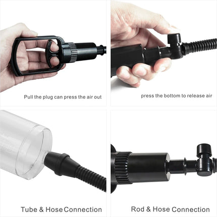 Male Penis Vacuum Pump With Penis Pump Sleeves Enlarger Extender Enhancer Erection Penile Bigger Growth Male Sex Toys for Men