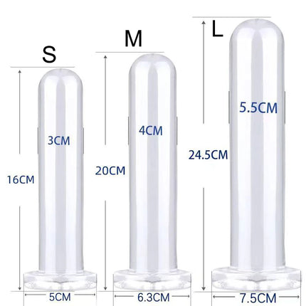 Clear TPE Anal Plug 24cm Small Dildos ButtPlug Pulling Beads Round Tube Masturbation Posterior Dilation Adult Sex Toys For Men