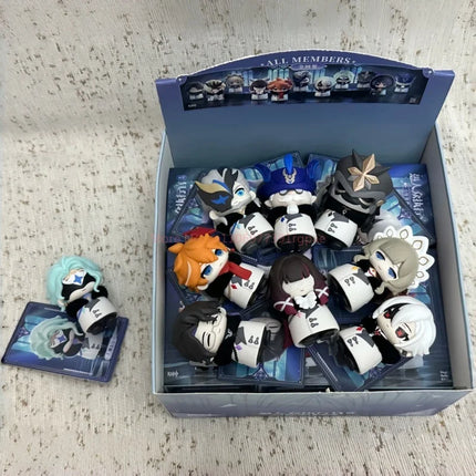 Genuine Product Genshin Impact Fools Executive Series Q Blind Box Mini Doll Collection Desktop Ornamen Christmas Birthday Gifts