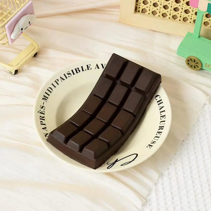 Simulated Chocolate Squishy Slow Rising Squeeze Toy Simulation Food Slow Rebound Chocolate Stress Release Desktop Ornament