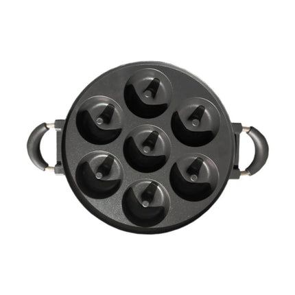 Donut Maker Pan Multipurpose Anti Scald Homemade Stovetop Baking Pan Donut Baking Pan for Snack Household Donut Party Tea Party