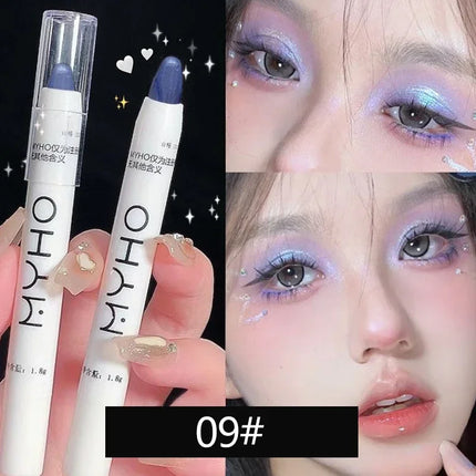 Matte Pearl White Eyeliner Pencil Lying Silkworm Eye Head Brightening Highlight Eyeshadow Stick Glitter Dazzling Effect Makeup
