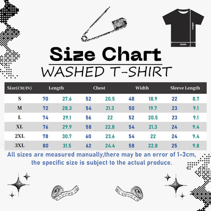 Washed Oversized T-shirt Melanie Martinez Heads Album Men Women Short Sleeve Harajuku Fashion Short Sleeve T-shirt Streetwear