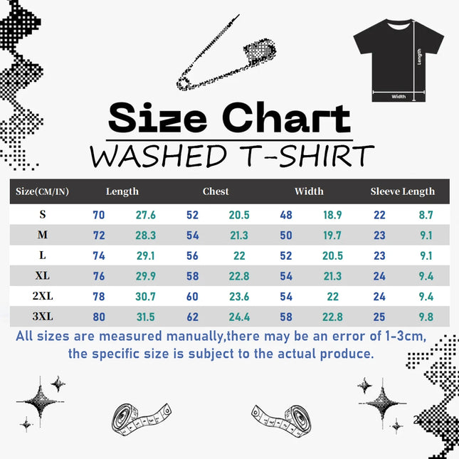 Washed Oversized T-shirt Melanie Martinez Heads Album Men Women Short Sleeve Harajuku Fashion Short Sleeve T-shirt Streetwear