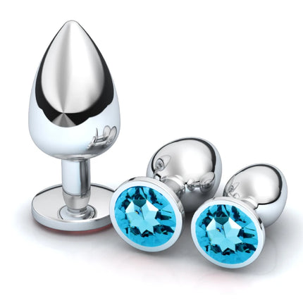 Anal Plug Jewelry Colorful Crystal Anal Plug Stimulator Anal Massage Dilatancy Toys G-point Massage Sex Wellness Adult Pleasure