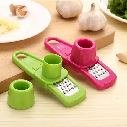 Ginger Garlic Crusher Press Garlic Grinding Grater Cutter Peeler Manual Garlic Mincer Chopping Tool Kitchen Accessories