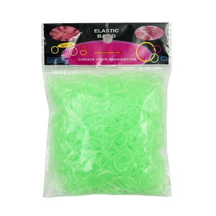 600pcs Glow in the Dark Loom Band Kit Colorful DIY Bracelet Making Set with Beads & Accessories - Perfect for Friendship Crafts