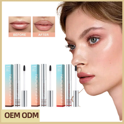 6-Color Lip Liner Pen   Peel-Off Lip Gloss   Waterproof Long-Lasting Matte Brown Peel-Off Lip Gloss Cosmetics