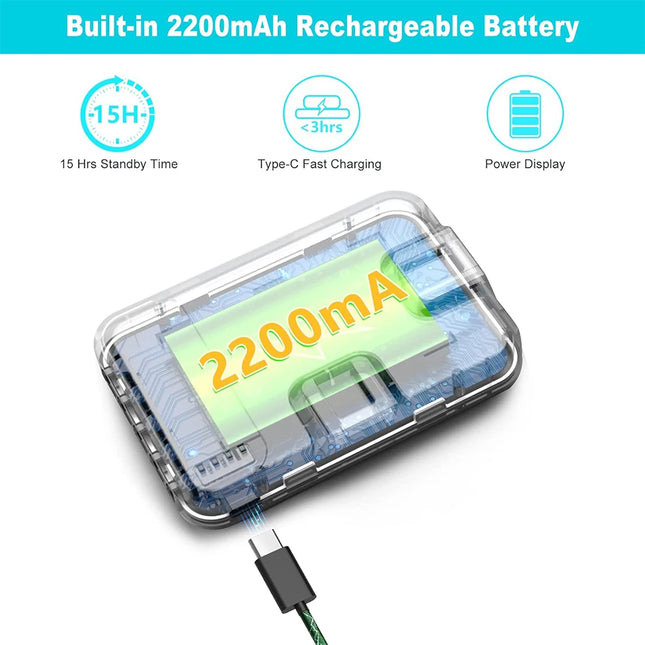 Minifocus Selfie Light, 60 LED 2200mAh Rechargeable Cell Phone Fill Light, 7 Modes, 10-Level Brightness, Portable Clip-on Light