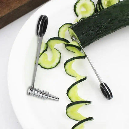 1pc Spiral Slicer Twister Blade Cucumber Curler Salad Twister Home Use for Cutting Cucumber Rolls Carrot, Potato Vegetables