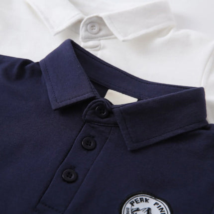Baby Boys POLO Shirts Children's Boy Handsome Fashion Sports T-shirt Summer Lapel Short Sleeves Kids Tee Tops 3 To 7 Years