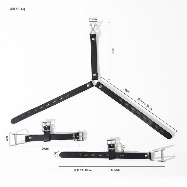 Stainless Steel Spider Ring Gag BDSM Bondage,Nose & Mouth Hook Spreader Leather Head Harness ,Sex Toys For Couples Restraints
