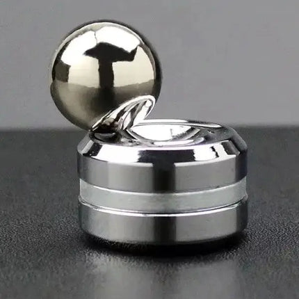 Adult Desktop Stress Relief Metal  Fidget Toy Decompression Hypnosis Rotary Gyro Fingertip Toy Kinetic Round Spinner Kids Gift