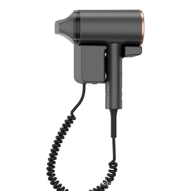 Non Perforated Wall Mounted Hair Dryer 1300W High-Power Fast Drying Negative Ion Hotel And Guesthouse Home Bathroom Hair Dryer
