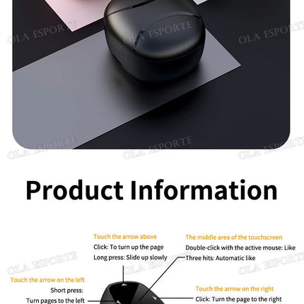 New Smart Ring Multi-Functional Rings Remote Control 5.3 BT Page Scrolling Video Flipping Auto-Like, Take Photos For Smartphones