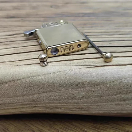 ZORRO 790 Genuine Ultra-thin Windproof Original Copper Lighter Double-sided Engraved Wheel Lighter Lighter Men's High-end Gifts