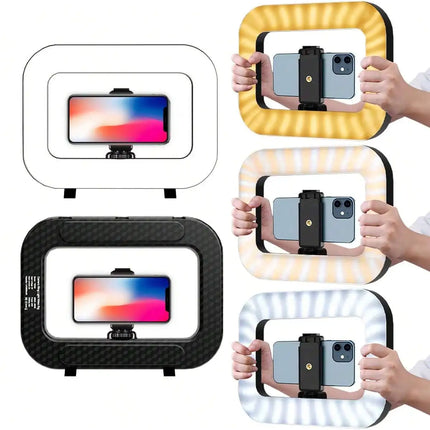 11 inch selfie light with rotatable stand and cell phone holder LED selfie light portable mini fill light for cell phone photogr