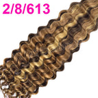 2-8-613 Deep Wave / 50g Sample / 30%-55%|Virgin Human Hair|30inches 75cm