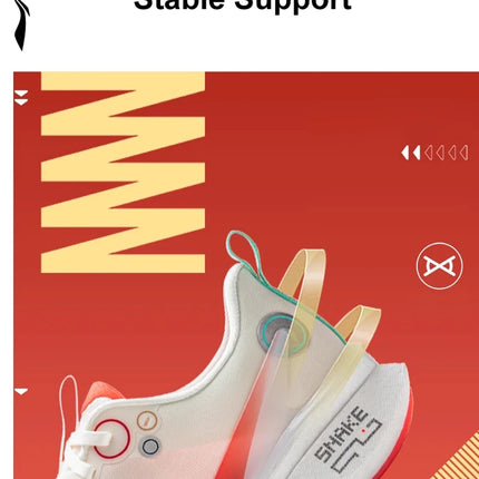 Li-Ning Men's RED HARE 8 PRO Racing Running Shoes BOOM FIBER Cushion Stable Sport Shoes Anti-Slip Wearable Sneakers ARPV003
