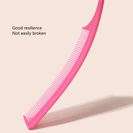 1pc Professional Pointed Tail Comb Salon Hair Styling Stainless Steel Antistatic Dyeing Hair Comb Special for Real Hair Wigs
