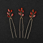 Gold Red  3pcs