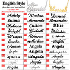 English Name Style / Steel Color / 35cm