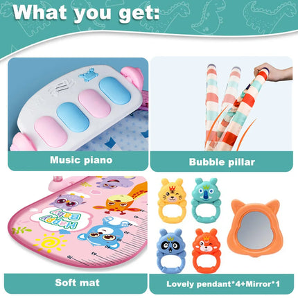 Multifunctional Baby Activity Gym Play Mat Musical Rack Kid Infant Fitness Frame Educational Crawling Carpet Toy Children Gift