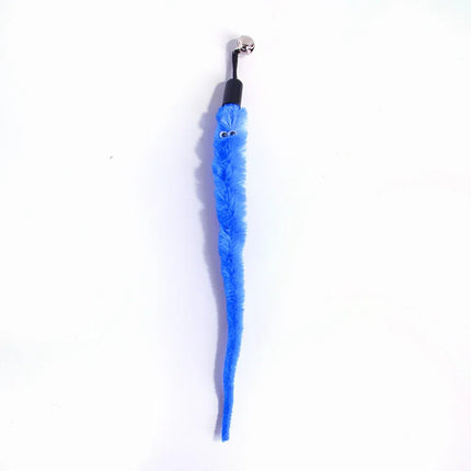 Retractable Pet Cat Caterpillar Feather Replacement Head Toy Set Funny Cat Stick Fishing Rod Cat Toys Interactive Pet Products