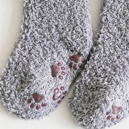 3Pairs Winter Warm Fuzzy Baby Socks Anti Slip Coral Fleece for Newborn Toddler Kids Boys Girls Soft Floor Socks