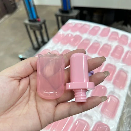 10/30/50pcs Empty 3ml Cute Multi-color Oval Ice Cream Lip Gloss Tubes Empty Liquid Lipstick/Lip Oil Bottle Cosmetic Container