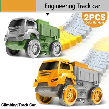 Electric Dinosaur Track Car for Boys - Magic Climbing Railway Flexible Toy Train Educational Quality Kids Playset
