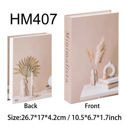 Morandi Decorative Book Open Luxury Fake Book Storage Box Home Decor Matisse Boho Bauhaus Coffee Table Shelf Interior Decoration