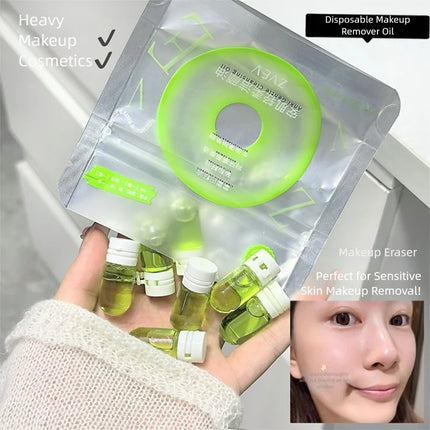 Camellia Cleansing Oil Gentle Makeup Remover Non Greasy Skin Care Light Refreshing Single Use Ampoule Oil Based Clean