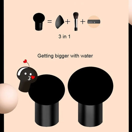 Mushroom Head Air Cushion Natural Oil-control Liquid Foundation BB Cream Waterproof Lasting Concealer Beauty Makeup Cosmetics